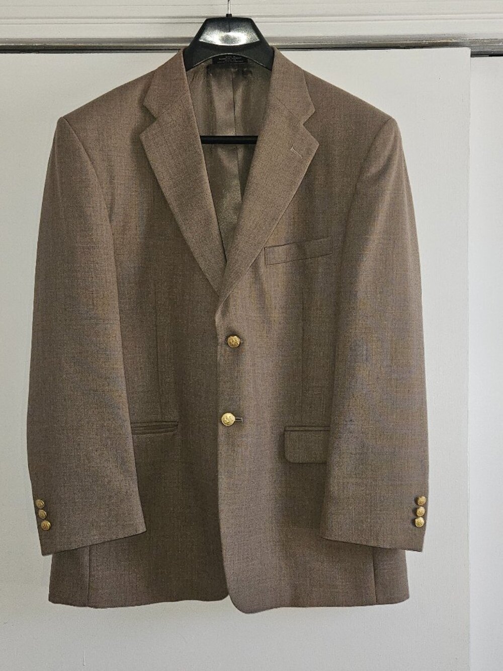 Stafford Brown 2-Button 42R Sport Coat - Picture 3 of 8